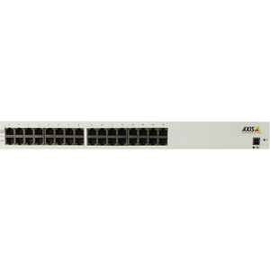 Axis 16-Port Power over Ethernet Midspan - -48 V DC Output - 16 x 10/100Base-TX Output Por