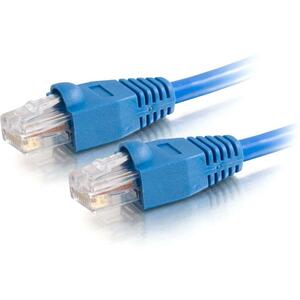 C2G 35ft Cat5e Snagless Unshielded (UTP) Network Patch Cable (USA-Made) - Blue - Category 5e for Network Device - RJ-45 Male - RJ-45 Male - USA-Made - 35ft - Blue