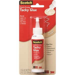 Scotch+Quick-drying+Tacky+Glue+-+2+oz+-+1+%2F+Pack+-+Clear