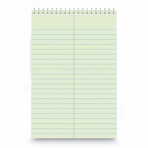 Universal+Steno+Pads%2C+Gregg+Rule%2C+Red+Cover%2C+80+Green-Tint+6+x+9+Sheets+-+1+Subject%28s%29+-+80+Sheets+-+Spiral+-+Red+Margin+-+16+lb+Basis+Weight+-+6%26quot%3B+x+9%26quot%3B+Sheet+Size+-+9%26quot%3B+Height+x+6%26quot%3B+Width+-+Green+Paper+-+Chipboard+Cover