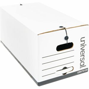 Universal+Economical+Easy+Assembly+Storage+Files%2C+Letter+Files%2C+White%2C+12%2FCarton