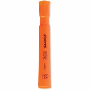 Universal+Desk+Highlighters%2C+Fluorescent+Orange+Ink%2C+Chisel+Tip%2C+Orange+Barrel%2C+Dozen+-+Chisel+Marker+Point+-+Fluorescent+Orange+Ink+-+Orange+Round%2C+Tank+Barrel+-+1+Dozen