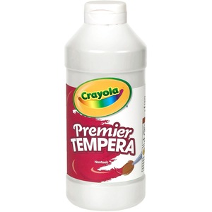 Crayola 16 oz. Premier Tempera Paint - 16 oz - 1 Each - White