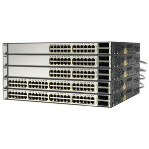 Cisco Catalyst 3750E-24TD-S Multi-layer Stackable Switch - 2 x X2 - 24 x 10/100/1000Base-T, 2 x