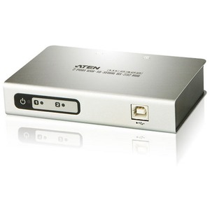 Aten UC2322 USB to Serial Hub - 2 x 9-pin DB-9 Male RS-232 Serial