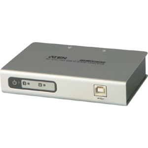 ATEN UC4852 2-port USB-to-Serial RS-422/485 Hub - External - USB - PC - 1 x Number of USB 