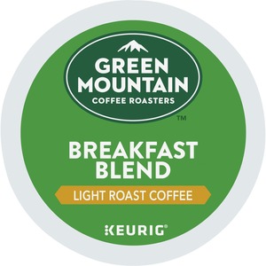 Green Mountain Coffee Roasters® K-Cup Breakfast Blend Coffee - Compatible with Keurig Brewer - Light - 24 / Box
