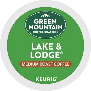 Green Mountain Coffee Roasters® K-Cup Lake & Lodge Coffee - Compatible with Keurig Brewer - Medium - 24 / Box