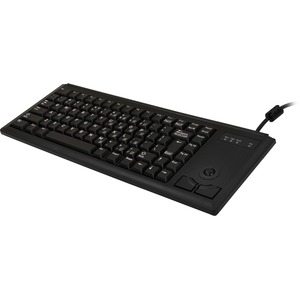 CHERRY ML 4420 Wired Keyboard - Compact,Pale Gray,Integrated Trackball