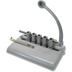 Master Products Adjustable 5-hole Punch - 5 Punch Head(s) - 40 Sheet - 11/32