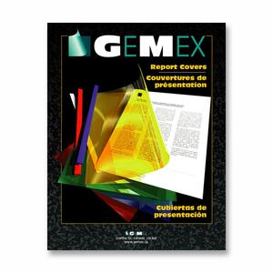 Couverture de pr&eacute;sentation en vinyle - Gemex