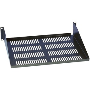 Tripp Lite SRSHELF2P - For Monitor - 2U Rack Height - 4 Post - Black - Cold-rolled Steel (CRS) - 27.20 kg Maximum Weight Capacity