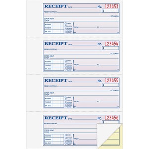 Adams+Money%2FRent+Receipt+Book+-+200+Sheet%28s%29+-+Tape+Bound+-+2+PartCarbonless+Copy+-+7.62%26quot%3B+x+11%26quot%3B+Sheet+Size+-+White+-+1+Each