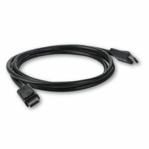 Belkin DisplayPort to DisplayPort Cable - 10 ft DisplayPort A/V Cable - First End: 1 x DisplayPort Digital Audio/Video - Male - Second End: 1 x DisplayPort Digital Audio/Video - Male - Black