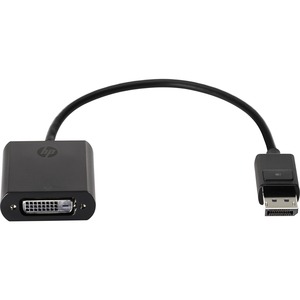 HP DisplayPort to DVI-D Adapter - DisplayPort Male, DVI-D Female - 7.5"