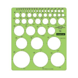 Staedtler Combo Circle Template