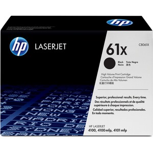 HP 61X (C8061X) Original Toner Cartridge - Single Pack - Laser - 10000 Pages - Black - 1 Each