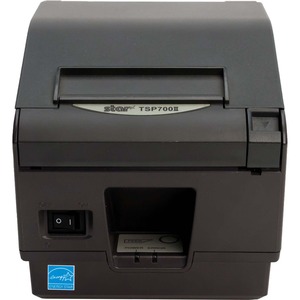 Star Micronics TSP700II Thermal Receipt and Label Printer, Ethernet (LAN) - Cutter, External Power Supply Needed, Gray