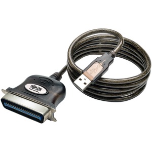 6-ft. USB/IEEE 1284 Parallel Printer Gold Adapter USBA to Cen36M