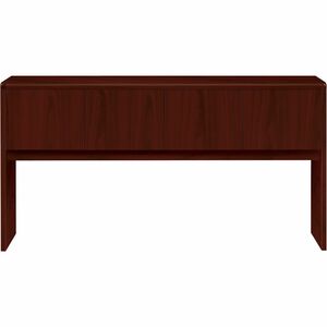 HON+10700+H107318+Hutch+-+37.1%26quot%3B+Height+x+74.6%26quot%3B+Width+x+14.6%26quot%3B+Depth+-+Waterfall+Edge+-+Finish%3A+Mahogany+-+For+Credenza%2C+Desk%2C+Monitor+-+1+Each