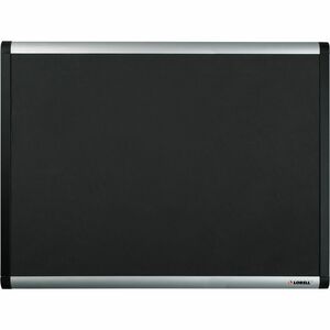 Lorell+Mesh+Bulletin+Board+-+48%26quot%3B+Height+x+72%26quot%3B+Width+-+Fabric+Surface+-+Black+Anodized+Aluminum+Frame+-+1+Each