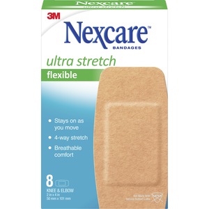 Nexcare+Soft+%26apos%3Bn+Flex+Bandages%2C+2%26quot%3BW+-+1.88%26quot%3B+x+4%26quot%3B+-+8%2FBox+-+Tan