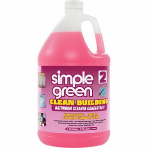 Simple+Green+Clean+Building+Bathroom+Cleaner+-+For+Bathroom+-+Concentrate+-+Liquid+-+128+fl+oz+%284+quart%29+-+Non-flammable%2C+Fragrance-free+-+Pink+-+1+Each