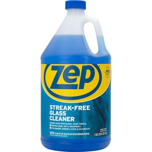 Zep+Streak-free+Glass+Cleaner+-+For+Glass+-+128+fl+oz+%284+quart%29+-+1+Each+-+Streak-free%2C+Disinfectant%2C+Heavy+Duty+-+Blue