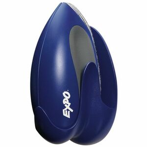 Expo Precision Point Pad Eraser - Replaceable Pad, Ergonomic Handle - Blue - Felt - 1Each
