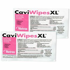 Metrex+Caviwipes+XL+Disinfecting+Towelettes+-+50+%2F+Box+-+Disinfectant%2C+Bleach-free%2C+Fragrance-free+-+White