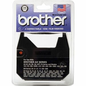 Brother Ribbon Cartridge - 50000 Characters - Black - 2 / Pack