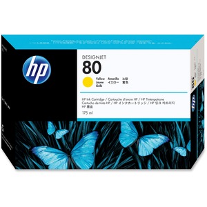 HP 80 (C4873A) Original Ink Cartridge - Single Pack - Inkjet - 2200 Pages - Yellow - 1 Each