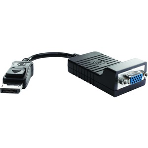 HP DisplayPort to VGA Adapter - HD-15 Female VGA, DisplayPort Digital Audio/Video - 8"