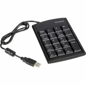 Targus PAUK10U Ultra Mini USB Keypad - USB - 19 Keys - Black