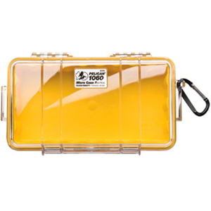 Pelican 1060 Micro Multi Purpose Case - 5.56" x 2.62" x 9.37" - Yellow