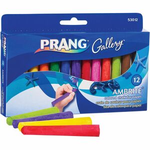 Prang+Gallery+Ambrite+Colored+Chalk+-+3.2%26quot%3B+Length+-+0.4%26quot%3B+Diameter+-+Assorted+-+12+%2F+Box+-+Non-toxic