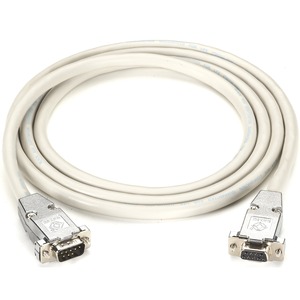 Black Box  Modem Cable - DB-9 Female Serial - DB-9 Female Serial - 6ft - Gray