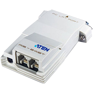 Aten Flash/Net AS248R Print Server-TAA Compliant - 2 x Network-1 x Parallel - 22Kbps
