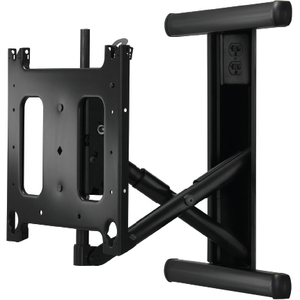 Chief Large 15 Inch Extension Low-Profile In-Wall Monitor Arm Display Mount - Without Interface - Black