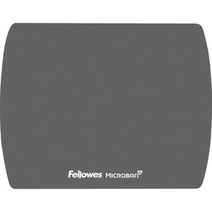 Fellowes Microban&reg; Ultra Thin Mouse Pad - Graphite - 7" x 9" x 0.06" Dimension - Graphite - 1 Pack