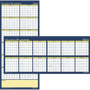 House of Doolittle Laminated Yearly Wall Planner - Julian Dates - Yearly - January 2022 till December 2022 - 60