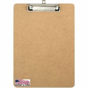 Officemate+Recycled+Low-profile+Clipboard+-+1%26quot%3B+Clip+Capacity+-+9%26quot%3B+x+12+1%2F2%26quot%3B+-+Hardboard+-+Brown+-+1+Each