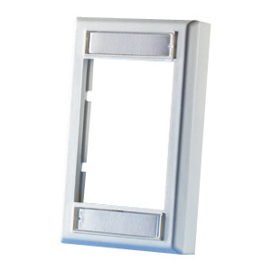 Ortronics Series II Faceplate (single gang), .75 deep"