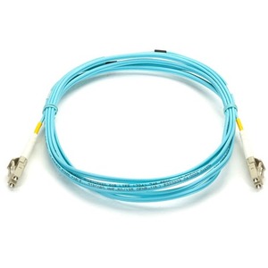 Black Box Duplex Fiber Optic Patch Cable - LC Male Network - LC Male Network - 16.4ft - Aqua