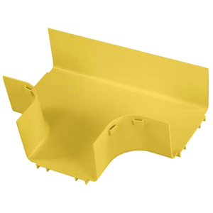 Panduit FiberRunner FRT6X4YL 6x4 Horizontal Tee Fitting