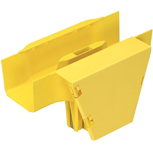 Panduit FiberRunner FRVT4X4YL Vertical Tee
