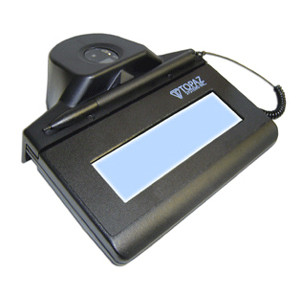 Topaz IDGem TF-LBK464 Electronic Signature Pad - Backlit LCD - Active Pen - 4.40inx 1.30