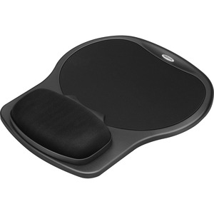 Fellowes Easy Glide Gel Wrist Rest and Mouse Pad - Black