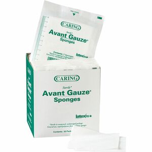 Medline+Avant+Sterile+Gauze+Sponges+-+4+Ply+-+2%26quot%3B+x+2%26quot%3B+-+50%2FBox+-+White