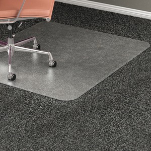 Lorell+Plush-pile+Chairmat+-+Carpeted+Floor+-+60%26quot%3B+Length+x+46%26quot%3B+Width+x+0.173%26quot%3B+Thickness+-+Rectangular+-+Vinyl+-+Clear+-+1Each